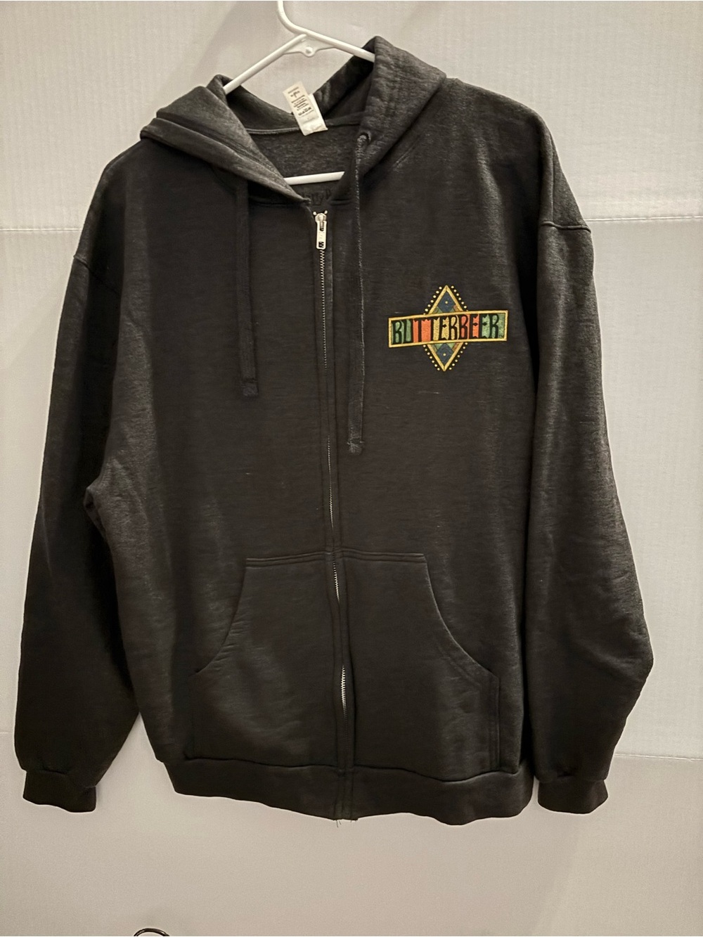 Hoodie Tultex Black Butterbeer Zip-Up Hoodie Jacket